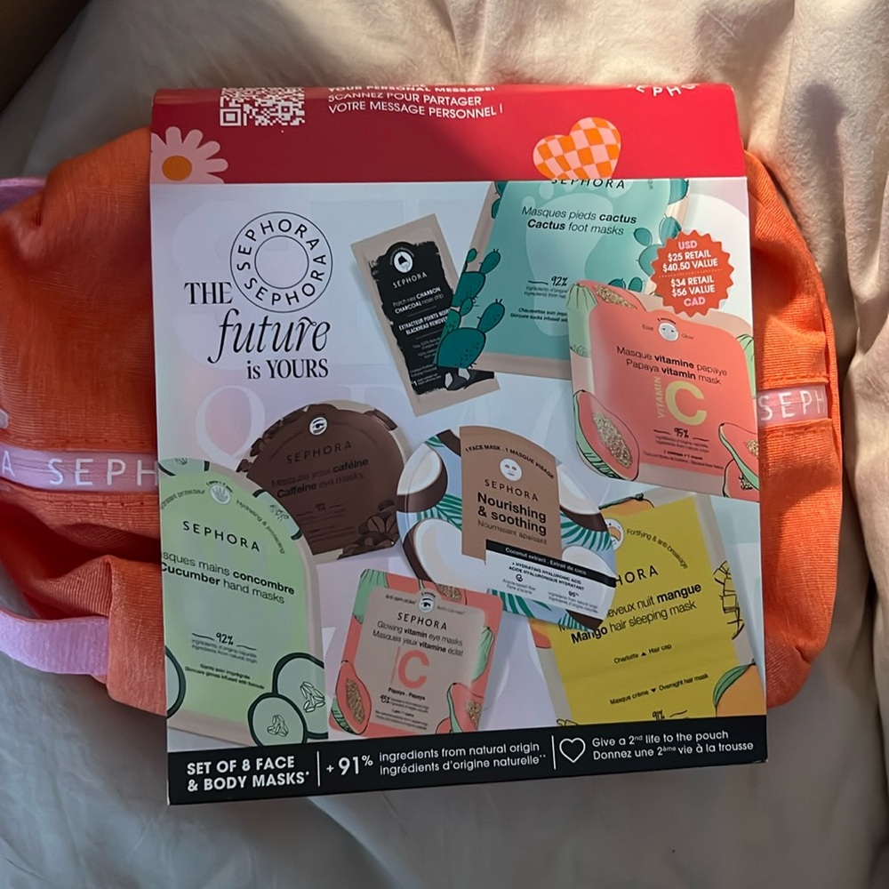 Sephora face & body masks